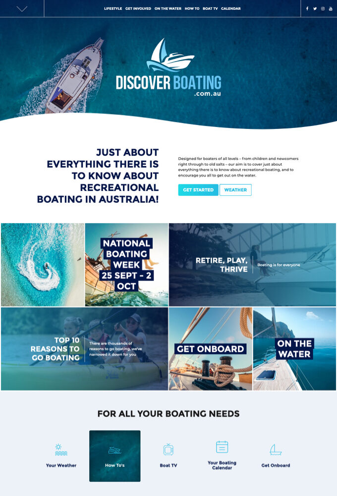 Discover Boating Home by Intervision