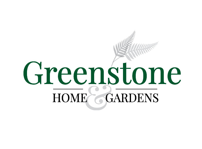 greenstone home and garden logo by intervision design