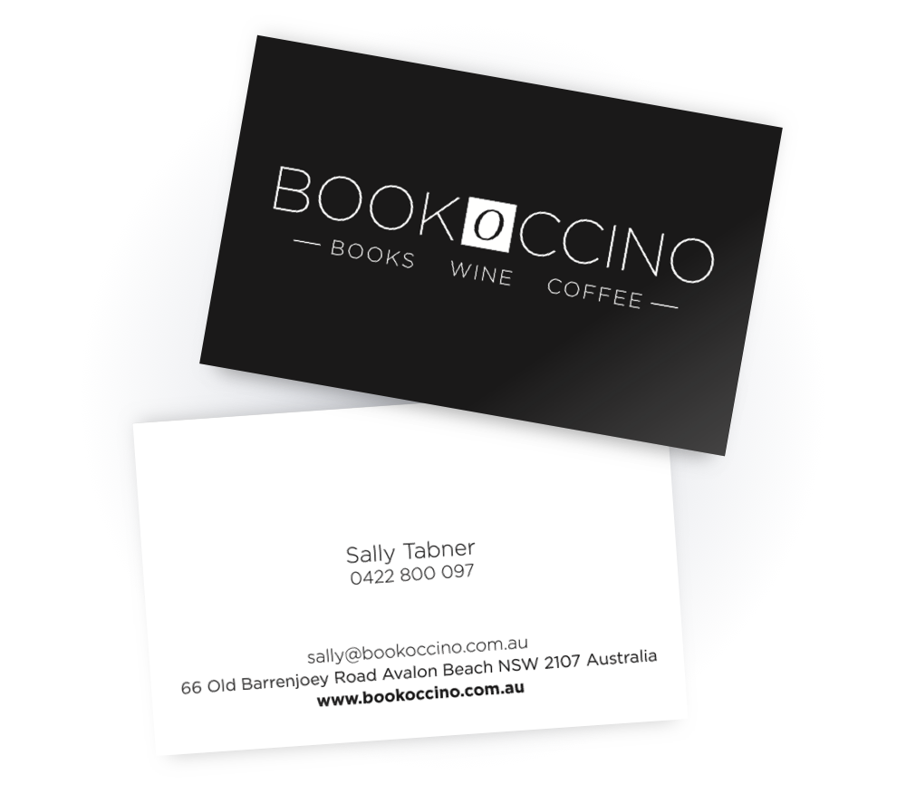 Bookoccino Business Cards