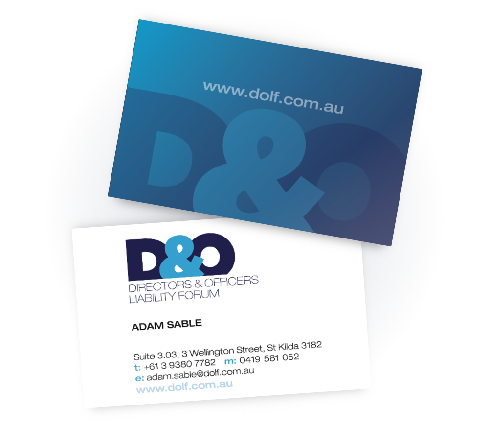 D&O Business Cards