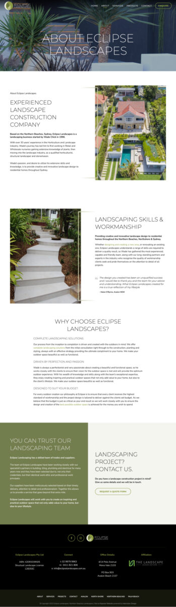 Eclipse Landscapes