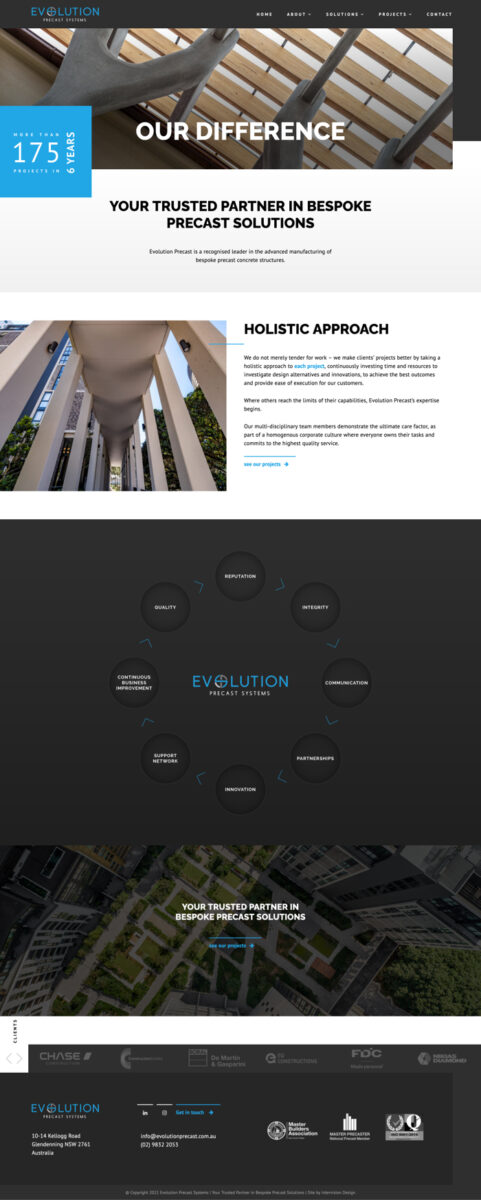 Evolution Precast - difference
