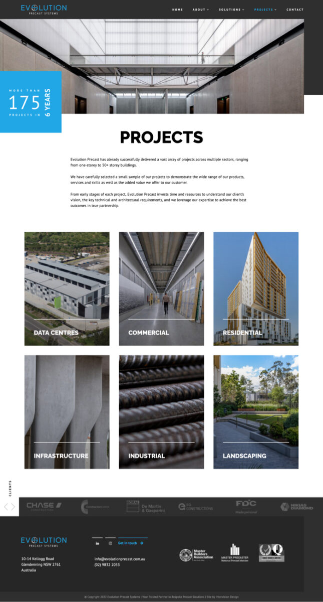 Evolution Precast - projects