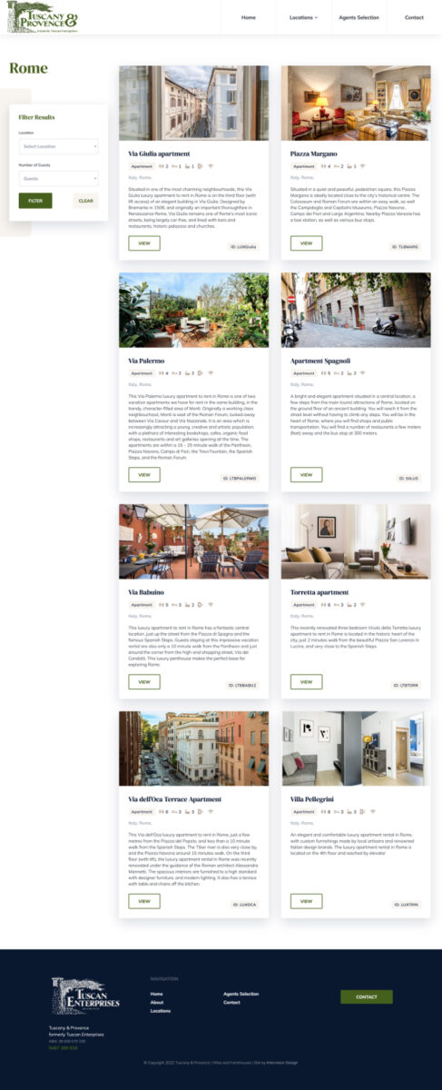 Tuscany and Provence - Properties